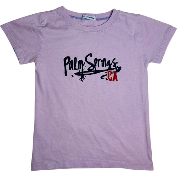 Palm Springs CA Y2K WiseGirl Baby Tee - Picture 1 of 4